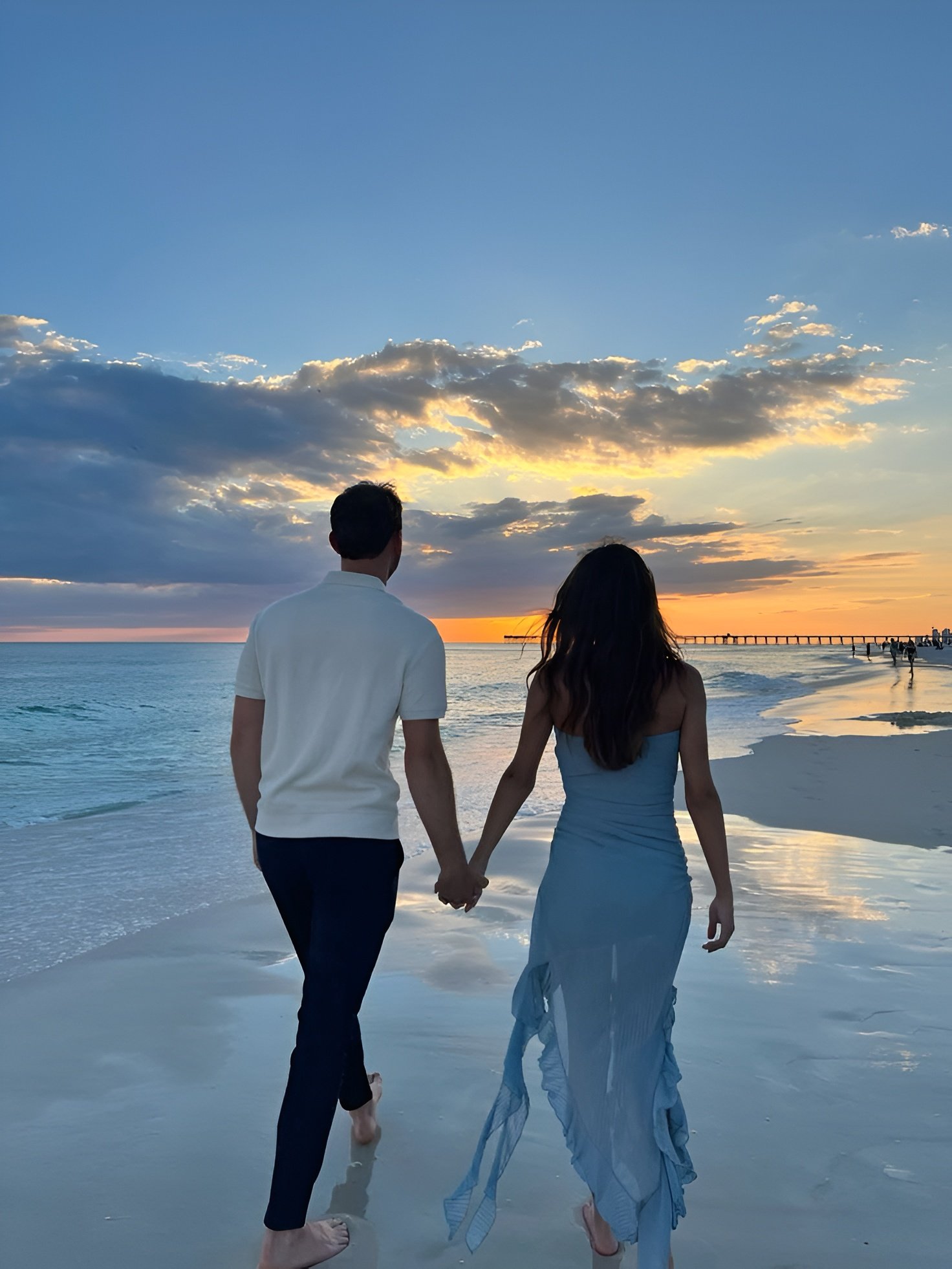 Walk on the beach 🏝️ Picsart AiImageEnhancer