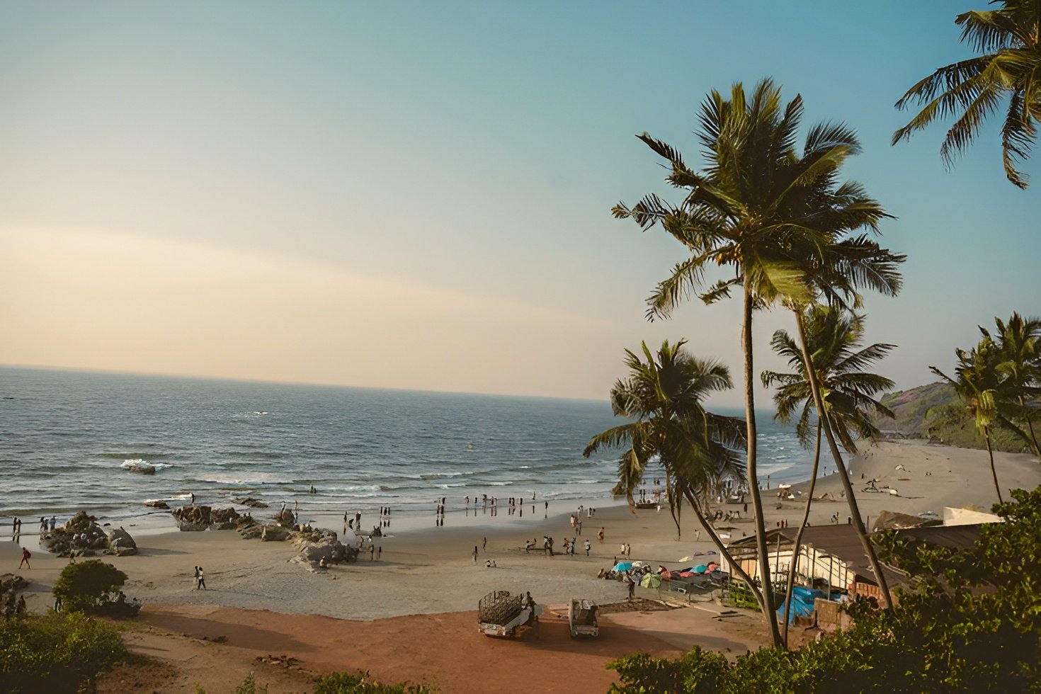 Goa beach in the morning