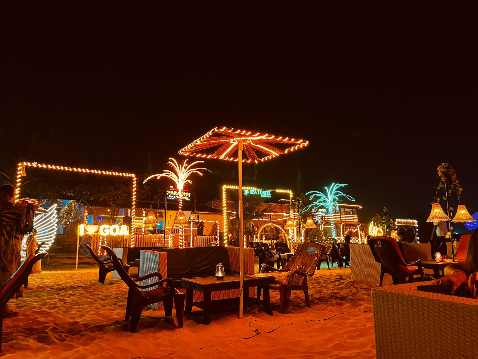 Goa beach party