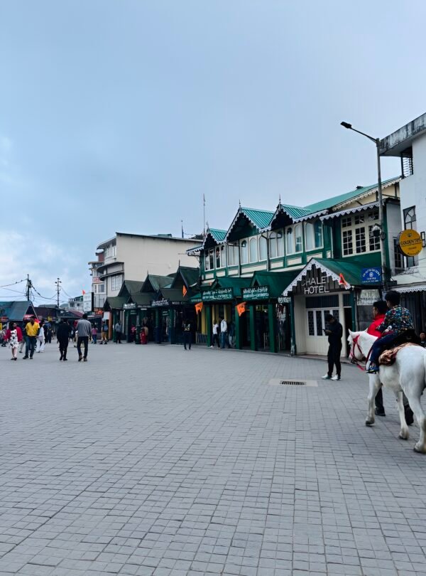 Mall road Darjeeling